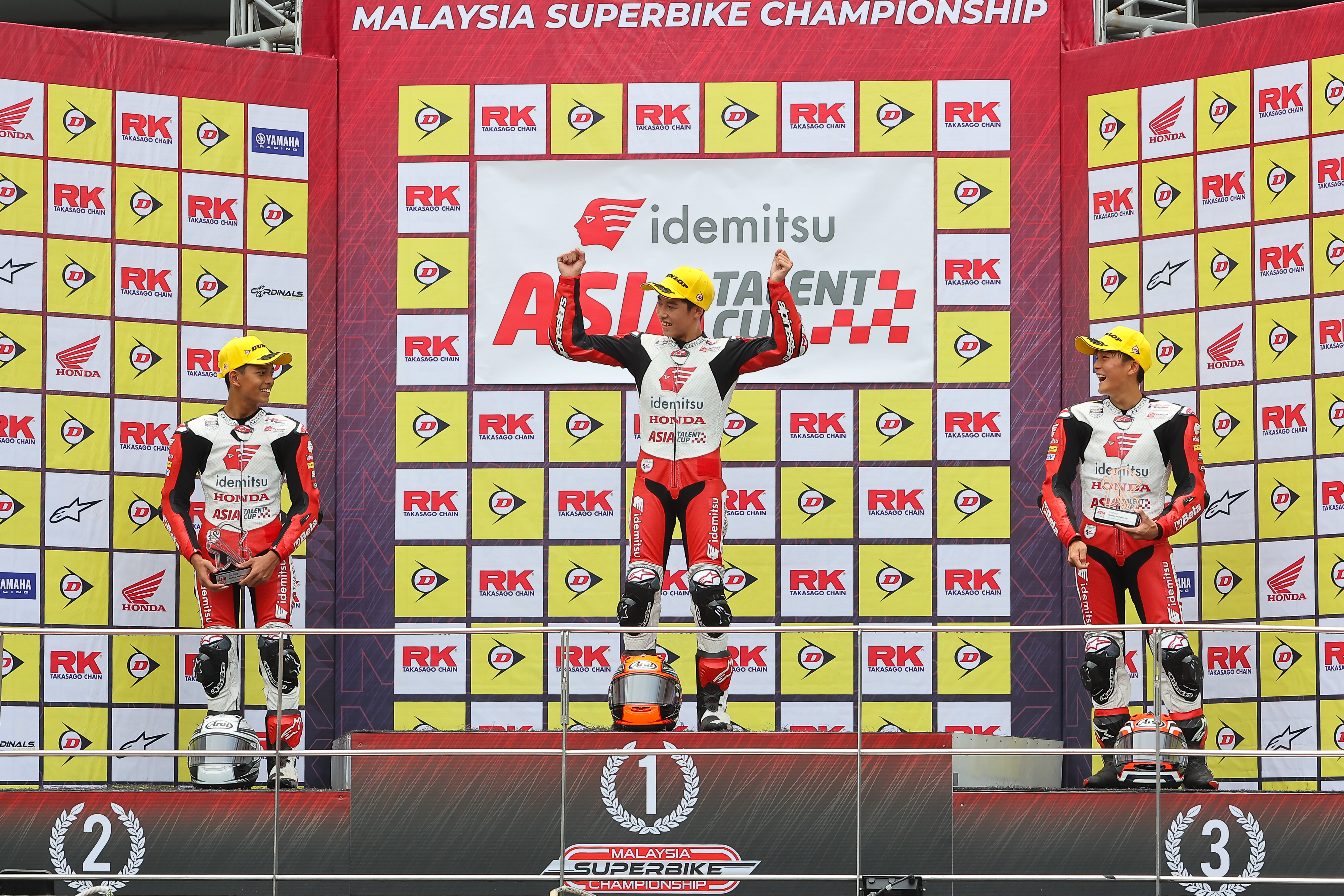 Podium Race 1 | Round 1 Sepang | 2023 Idemitsu Asia Talent Cup