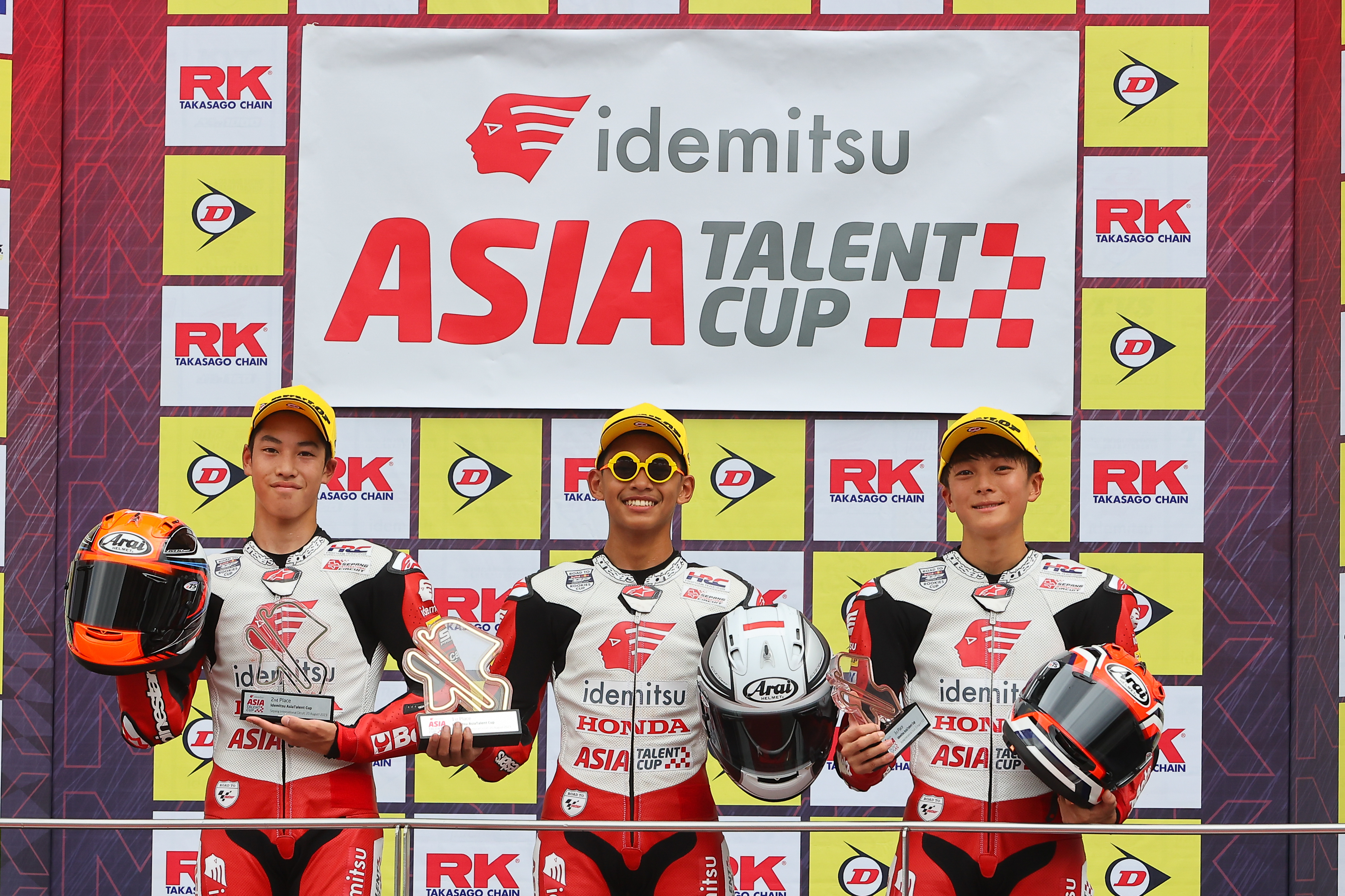 Podium Race 2 | Round 1 Sepang | 2023 Idemitsu Asia Talent Cup