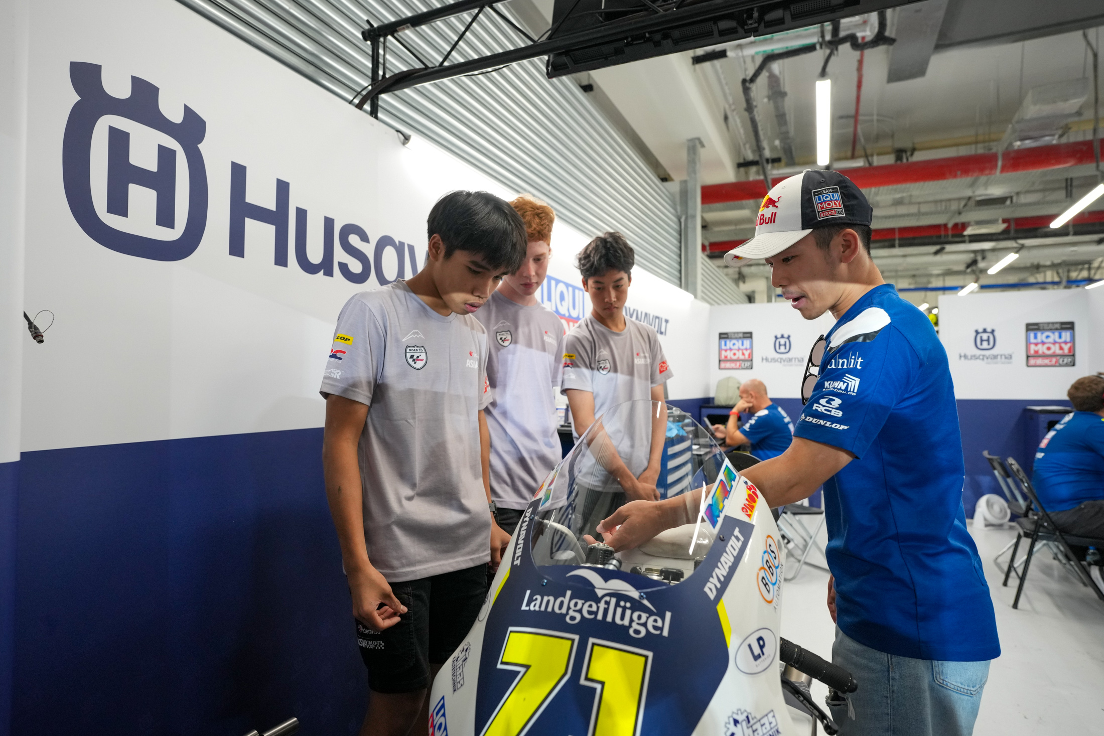 Thursday | MotoGP boxes visit | Track Familiarisation | Round 6 Qatar | 2023 Idemitsu Asia Talent Cup