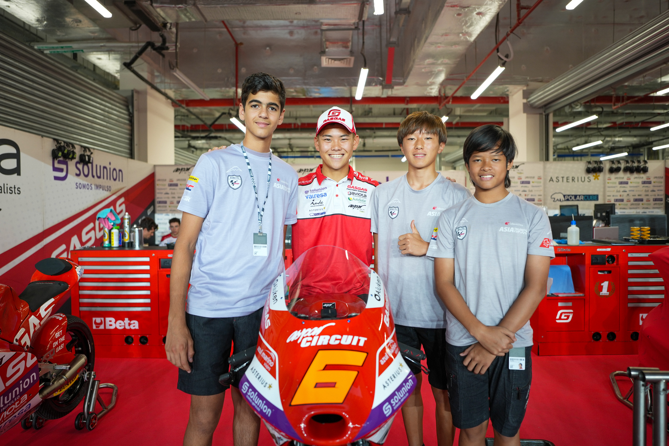 Thursday | MotoGP boxes visit | Track Familiarisation | Round 6 Qatar | 2023 Idemitsu Asia Talent Cup