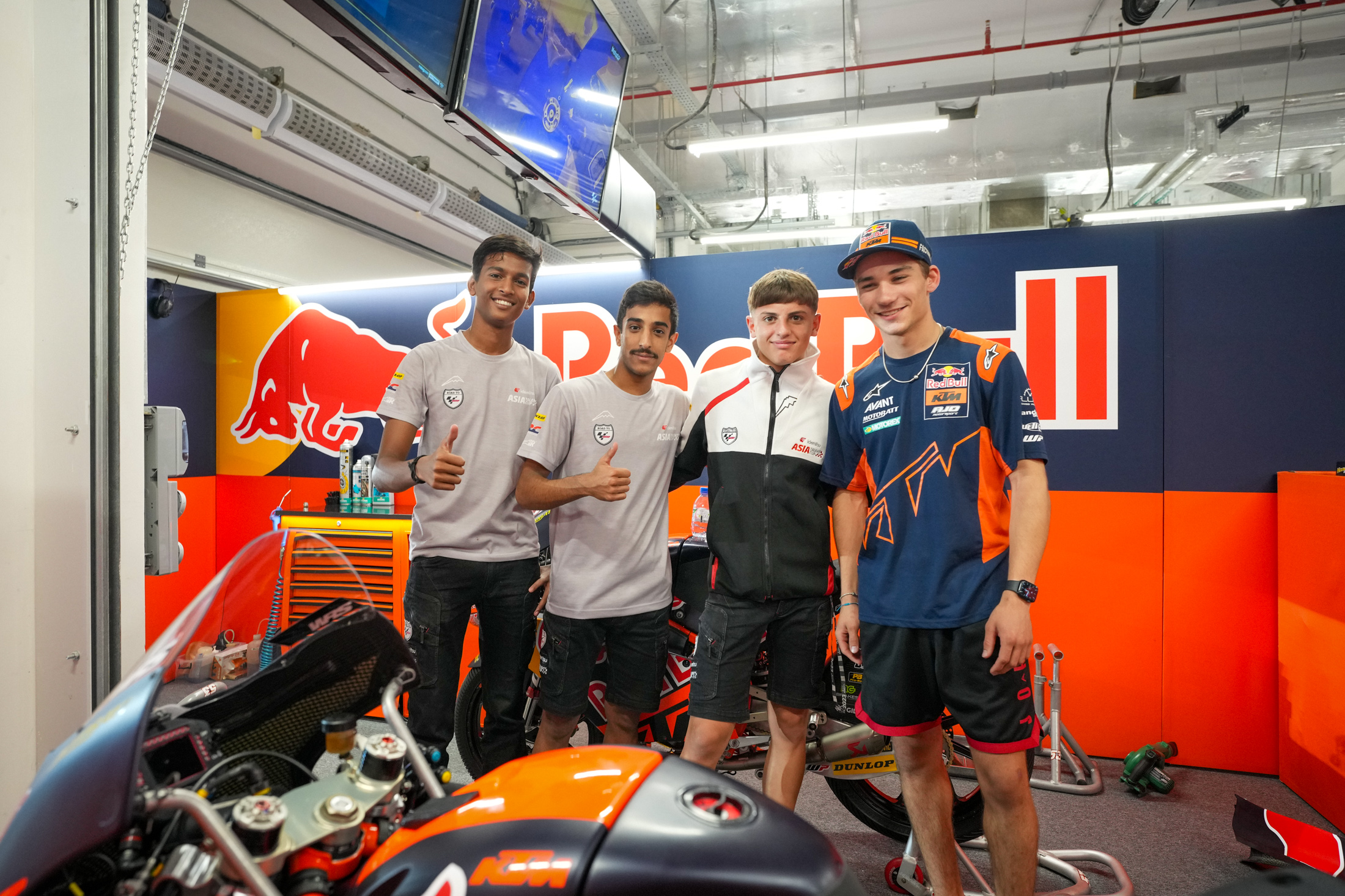 Thursday | MotoGP boxes visit | Track Familiarisation | Round 6 Qatar | 2023 Idemitsu Asia Talent Cup