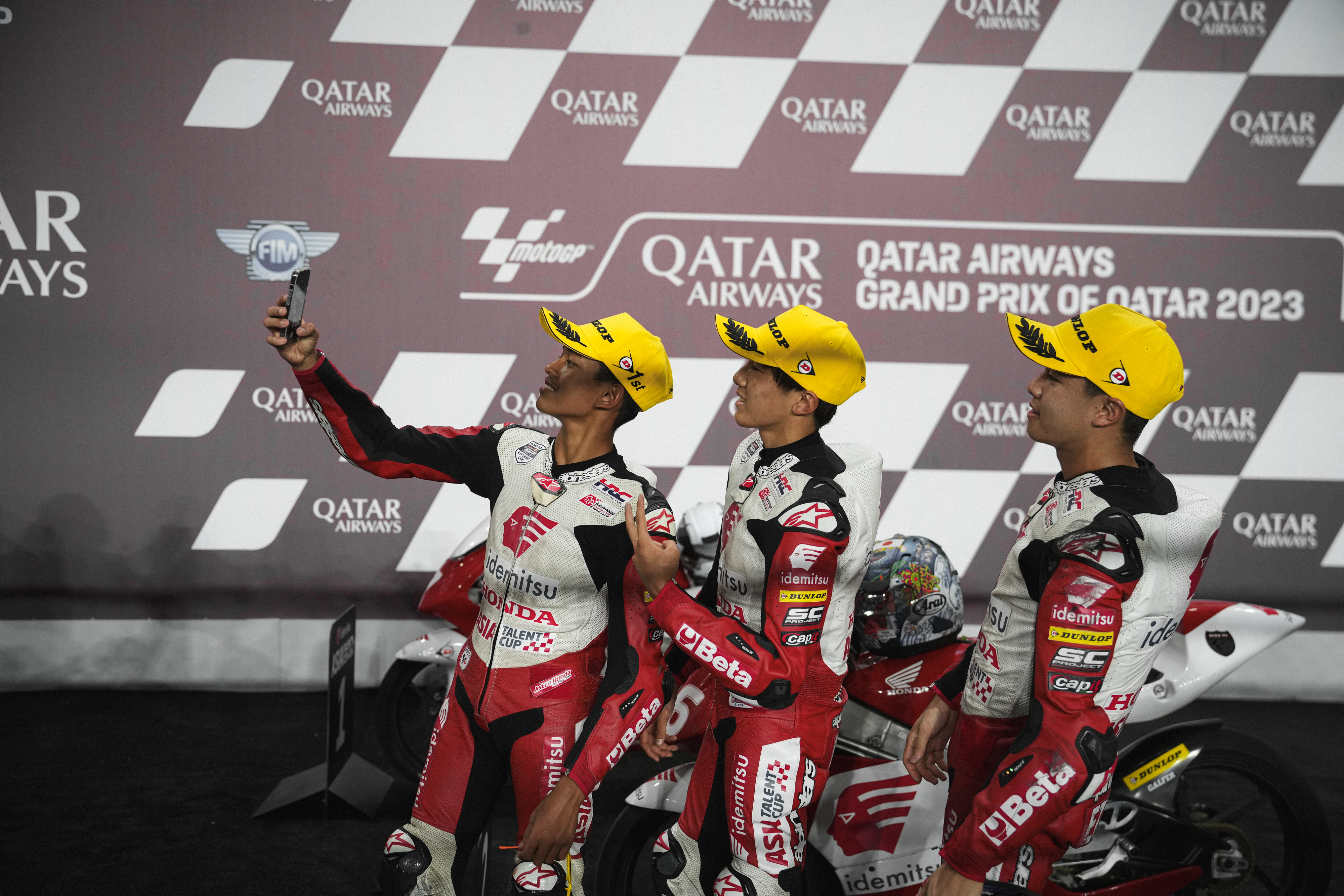 Podium Race 1 | Round 6 Qatar | 2023 Idemitsu Asia Talent Cup